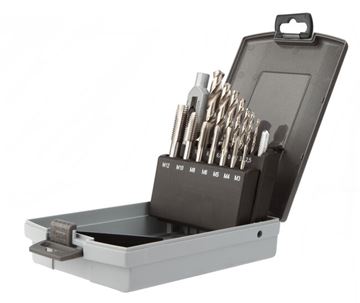 Image de COFFRET TARAUDS ET FORET 15PCS